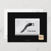 私は雪が降っている。 ポストカード (正面/裏面)