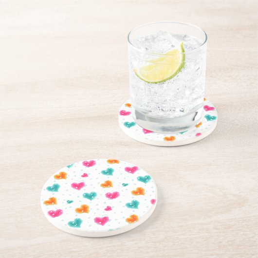 私は雪のクリスマスが大好きだ コースター (側面)