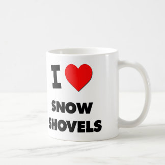 私は雪のシャベルを愛します コーヒーマグカップ
