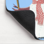 私は雪の日を愛します! マウスパッド (コーナー)