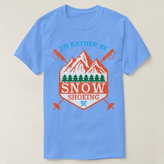 私は雪を浴びたい Tシャツ (デザイン正面)