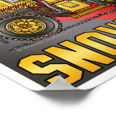 私は雪プラウトラックポスタープリント ポスター (角)