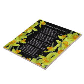 私は雲として孤独さまよいました タイル (側面)