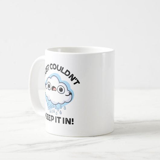 私は雲のパ保ンにそれができなかおもしろいった コーヒーマグカップ (正面左)