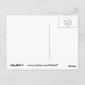 私は雲の曼荼羅の郵便はがきとして孤独さまよいました ポストカード (裏面)