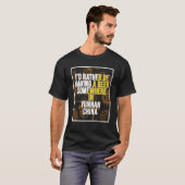 私は雲南中国でビールを飲んでみたい Tシャツ (正面フル)