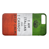 私は電イタリアン話を落ち着け保ていけない Case-Mate iPhoneケース (裏面(横))