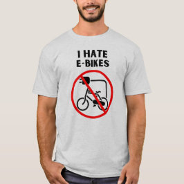 私は電子自転車が嫌いだ Tシャツ