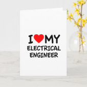 私は電気技師が大好きだ カード (黄色い花)