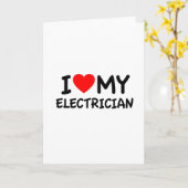 私は電気技師が大好きだ カード (黄色い花)