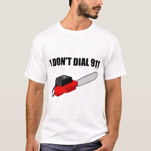 私は電話をかけません911ティーに Tシャツ (正面)