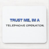 私は電話会社だと信じて下さい マウスパッド (正面)