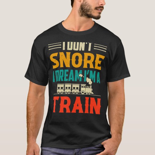 私は電車に乗る夢を奪わない Tシャツ (正面)