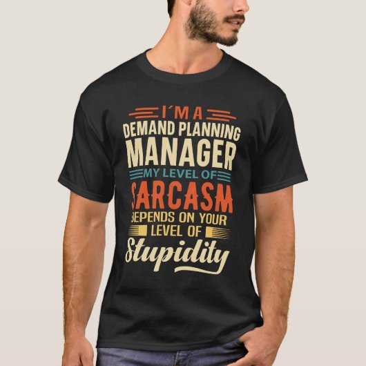 私は需要計画マネージャーである Tシャツ (正面)