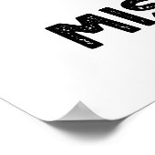 私は霧が雲を呼びおもしろい出すのが嫌い ポスター (角)