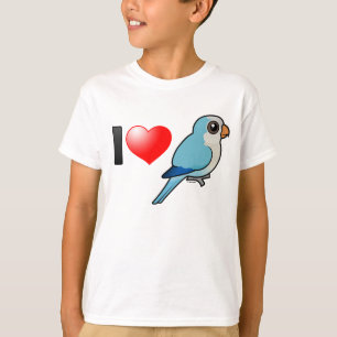 私は青いクエーカー教徒を愛します Tシャツ
