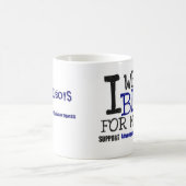 私は青いコーヒー・マグを身に着けています コーヒーマグカップ (中央)