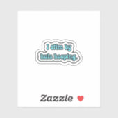 私は青い神経多様性をフラに巻き取る シール (シート)