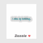 私は青い編み物の神経多様性に苦しむ シール (シート)