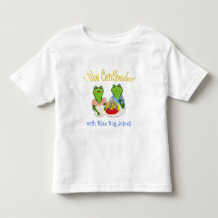 私は青い虫ジュースを持つムカデを好みます トドラーTシャツ