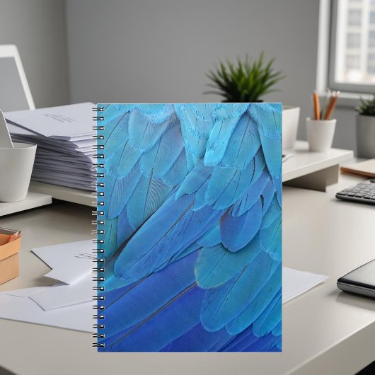 私は青い – Macaw羽 ノートブック