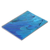 私は青い – Macaw羽 ノートブック (左側)