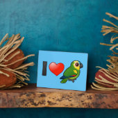 私は青空のアマゾーンが大好き フォトプラーク (側面)