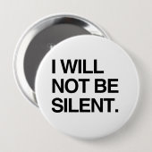 私は静かではないです 缶バッジ (正面&裏面)