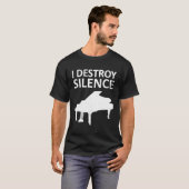 私は静かなピアノをおもしろい破壊する1 Tシャツ (正面フル)