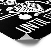 私は静かな先生遅延半可まで待つ ポスター (角)