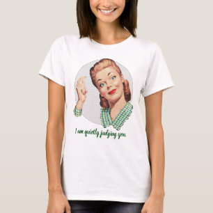 私は静かに判断しています Tシャツ