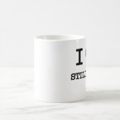 私は静けさを愛します コーヒーマグカップ (中央)