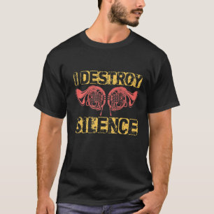 私は静寂の角をフランスの破壊 Tシャツ