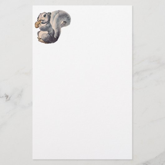 私は静止したくだらないリスです 便箋 (正面)
