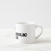 私は非アルコール飲み物を愛します エスプレッソカップ (右)
