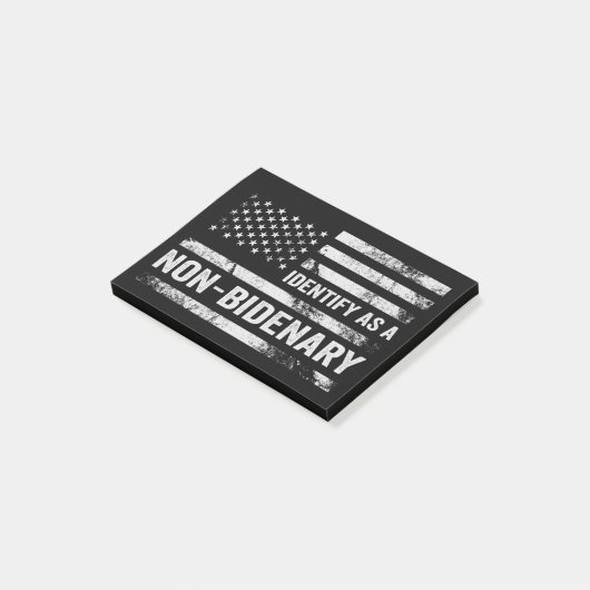 私は非ビデナリーのアメリカおもしろい国旗として識別する ポストイット (アングル)