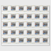 私は非ビデナリーのバイデン氏・クリスマスおもしろいとして認識する ラッピングペーパー (フラット)