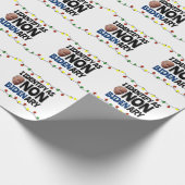 私は非ビデナリーのバイデン氏・クリスマスおもしろいとして認識する ラッピングペーパー (角)