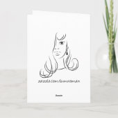 私は非常にあなたが大好きハート小さなハート大きなハート カード (裏面)