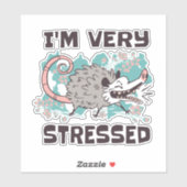 私は非常にストレスのあるおもしろい動物漫画である シール (シート)