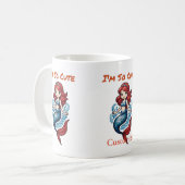 私は非常に可愛い人魚サンダー_コーブ コーヒーマグカップ (正面左)
