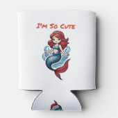 私は非常に可愛い人魚サンダー_コーブ 缶クーラー (裏面)