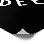 私は非常に多くのパおもしろいンDark BG飲むあなたが大好き ポスター (角)