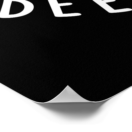 私は非常に多くのパおもしろいンDark BG飲むあなたが大好き ポスター (角)