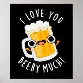 私は非常に多くのパおもしろいンDark BG飲むあなたが大好き ポスター (正面)