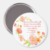 私は非常に多くの感覚と感性の引用文磁石を必要とする マグネット (正面/裏面)