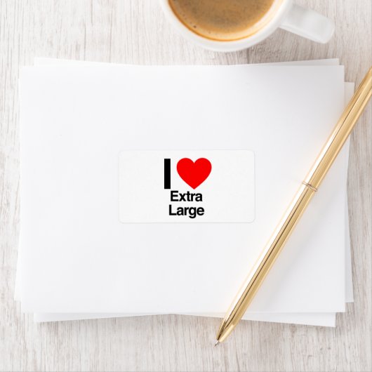 私は非常に大きい ラベル (インサイチュ)