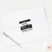 私は非常に好ま賛美れ、深く愛されている スクエアシール (封筒)