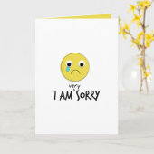 私は非常に悪いカード カード (黄色い花)