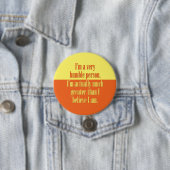 私は非常に控え目な人です 缶バッジ (インサイチュ)